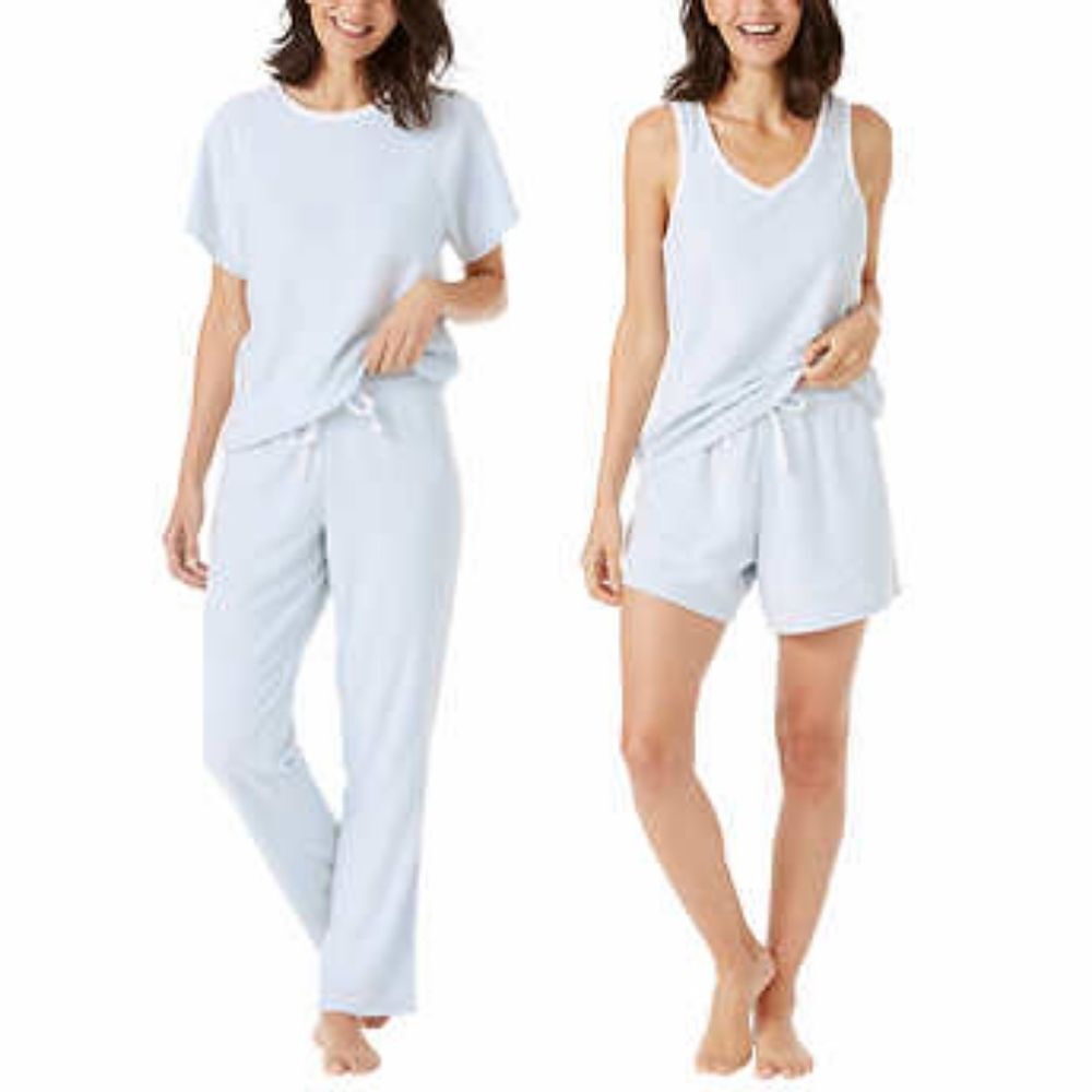 Lucky Brand Ladies' 4-piece Terry Pajama Set